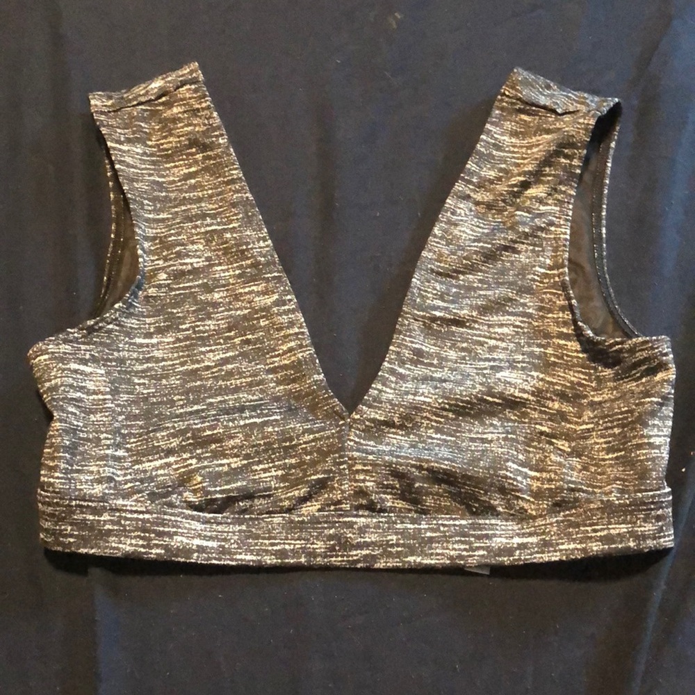 Victoria’s Secret gray and black sports bra